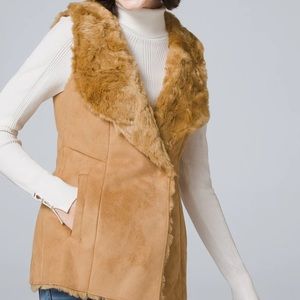 Nwt Whbm Faux-Fur/Suede Vest - XS ($180)